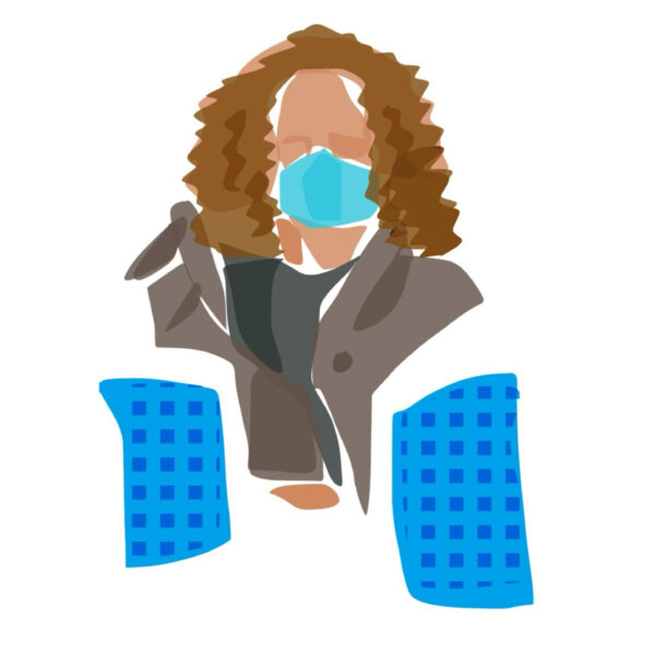 Dessin dans le RER sur iPhone (dessin au doigt)